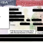 Sample H1B Visa Stam