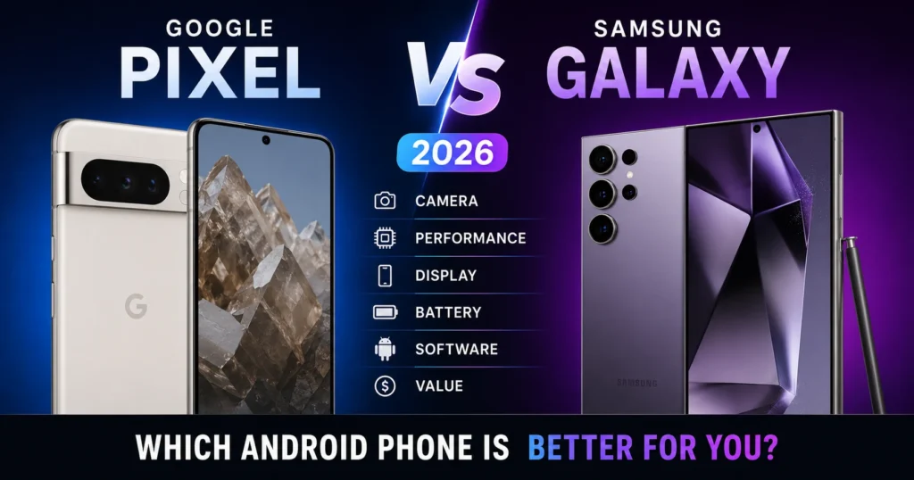 Google Pixel vs Samsung Galaxy 2026